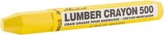 Markal - Yellow Lumber Crayon - Clay-Basedd - Best Tool & Supply