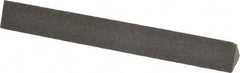 Made in USA - 4" Long x 1/2" Wide x 1/2" Thick, Aluminum Oxide Sharpening Stone - Triangle, Coarse Grade - Best Tool & Supply