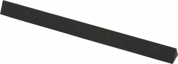 Made in USA - 6" Long x 1/2" Wide x 1/2" Thick, Aluminum Oxide Sharpening Stone - Triangle, Coarse Grade - Best Tool & Supply