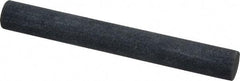 Made in USA - 4" Long x 1/2" Diam x 1/2" Thick, Silicon Carbide Sharpening Stone - Round, Medium Grade - Best Tool & Supply