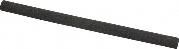 Made in USA - 4" Long x 1/4" Diam x 1/4" Thick, Aluminum Oxide Sharpening Stone - Round, Coarse Grade - Best Tool & Supply