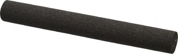 Made in USA - 4" Long x 1/2" Diam x 1/2" Thick, Aluminum Oxide Sharpening Stone - Round, Coarse Grade - Best Tool & Supply