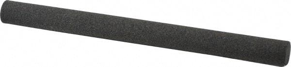 Made in USA - 6" Long x 1/2" Diam x 1/2" Thick, Aluminum Oxide Sharpening Stone - Round, Coarse Grade - Best Tool & Supply