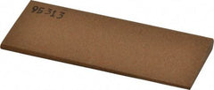 Made in USA - 4-1/2" Long x 1-3/4" Diam x 3/8" Thick, Aluminum Oxide Sharpening Stone - Round, Medium Grade - Best Tool & Supply