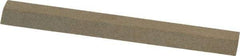 Made in USA - 4" Long x 9/16" Wide x 3/16" Thick, Aluminum Oxide Sharpening Stone - Diamond, Medium Grade - Best Tool & Supply