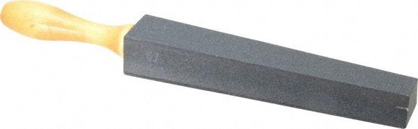 Made in USA - 1/2" Wide x 14" OAL, Silicon Carbide Sharpening Stone - Flat, 180 Grit - Best Tool & Supply