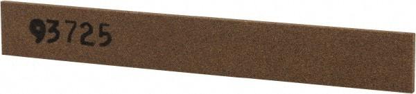 Made in USA - 1/2" Wide x 4" OAL, Aluminum Oxide Sharpening Stone - Flat, Medium Grade, 220 Grit - Best Tool & Supply