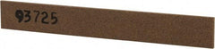 Made in USA - 1/2" Wide x 4" OAL, Aluminum Oxide Sharpening Stone - Flat, Medium Grade, 220 Grit - Best Tool & Supply