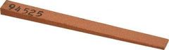 Made in USA - 5/16" Wide x 4" OAL, Aluminum Oxide Sharpening Stone - Flat Tapered, Fine Grade, 320 Grit - Best Tool & Supply