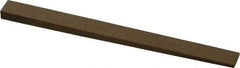 Made in USA - 5/16" Wide x 4" OAL, Aluminum Oxide Sharpening Stone - Flat Tapered, Medium Grade, 220 Grit - Best Tool & Supply