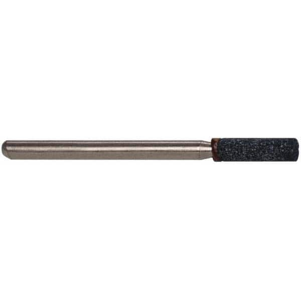 Grier Abrasives - 1/8 x 1/2" Head Diam x Thickness, W146, Cylinder, Aluminum Oxide Mounted Point - Best Tool & Supply