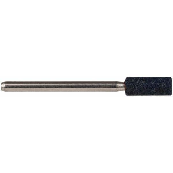 Grier Abrasives - 3/16 x 1/2" Head Diam x Thickness, W154, Cylinder, Aluminum Oxide Mounted Point - Best Tool & Supply