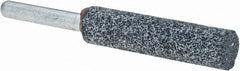 Grier Abrasives - 1/2 x 2" Head Diam x Thickness, W189, Cylinder, Aluminum Oxide Mounted Point - Best Tool & Supply