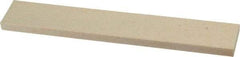 Norton - 120 Grit Aluminum Oxide Rectangular Roughing Stone - Fine Grade, 1" Wide x 6" Long x 1/4" Thick - Best Tool & Supply