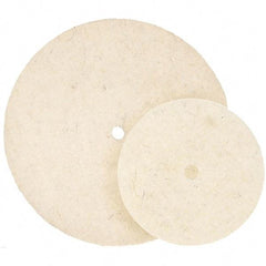 WALTER Surface Technologies - 7" Diam, Unmounted Buffing Wheel - Hook & Loop Felt Disc, High Density Density - Best Tool & Supply