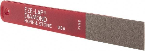 Eze Lap - Fine, 2" Length of Cut, Single End Diamond Hone - 600 Grit, 3/4" Wide x 3/16" High - Best Tool & Supply