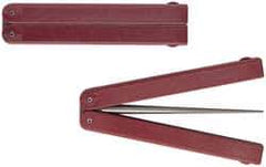 DMT - 9-1/2" OAL Fine Knife Sharpener Diamond File - 1/4" Wide, 4-3/16 LOC, Red, 600 Grit - Best Tool & Supply