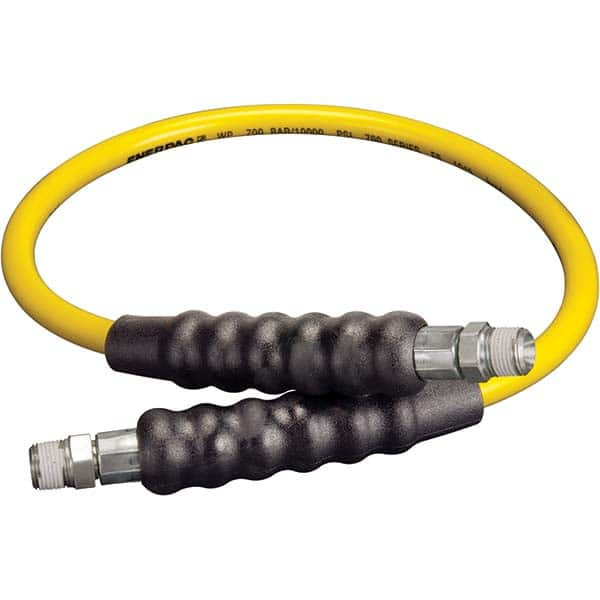 Enerpac - Hydraulic Pump Hose Inside Diameter (Inch): 0.25 Hose Length (Feet): 3.00 - Best Tool & Supply