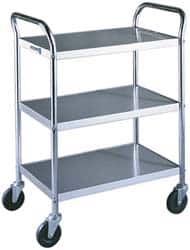 Lakeside - 500 Lb Capacity, 20" Wide x 27" Long x 35" High Standard Utility Cart - Best Tool & Supply