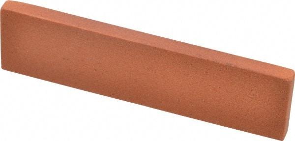 Norton - 4" Long x 1" Wide x 1/4" Thick, Aluminum Oxide Sharpening Stone - Rectangle, Fine Grade - Best Tool & Supply