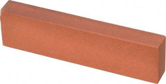 Norton - 4" Long x 1" Wide x 1/2" Thick, Aluminum Oxide Sharpening Stone - Rectangle, Fine Grade - Best Tool & Supply