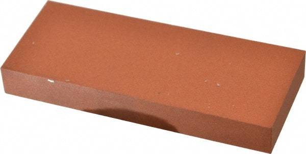 Norton - 5" Long x 2" Wide x 5/8" Thick, Aluminum Oxide Sharpening Stone - Rectangle, Fine Grade - Best Tool & Supply