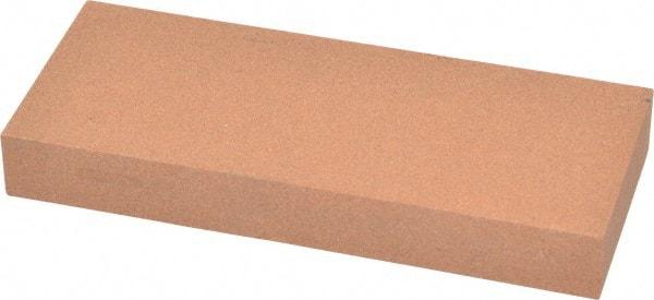 Norton - 5" Long x 2" Wide x 5/8" Thick, Aluminum Oxide Sharpening Stone - Rectangle, Medium Grade - Best Tool & Supply