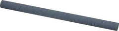 Norton - 4" Long x 1/4" Diam x 1/4" Thick, Silicon Carbide Sharpening Stone - Round, Fine Grade - Best Tool & Supply