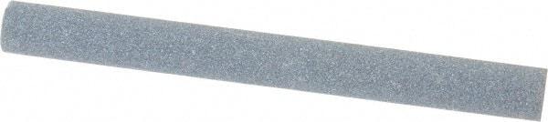 Norton - 4" Long x 3/8" Diam x 3/8" Thick, Silicon Carbide Sharpening Stone - Round, Medium Grade - Best Tool & Supply