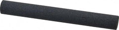 Norton - 4" Long x 1/2" Diam x 1/2" Thick, Silicon Carbide Sharpening Stone - Round, Medium Grade - Best Tool & Supply