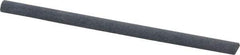 Value Collection - Half Round, Silicon Carbide, Toolroom Finishing Stick - 4" Long x 1/4" Wide, Medium Grade - Best Tool & Supply