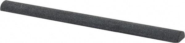 Value Collection - Half Round, Silicon Carbide, Toolroom Finishing Stick - 4" Long x 3/8" Wide, Fine Grade - Best Tool & Supply