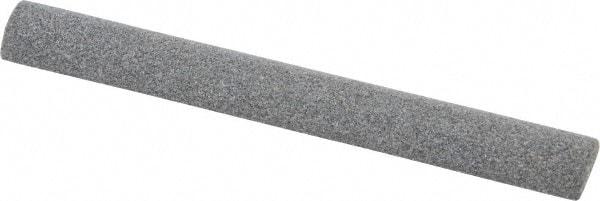 Value Collection - Half Round, Silicon Carbide, Toolroom Finishing Stick - 4" Long x 1/2" Wide, Coarse Grade - Best Tool & Supply