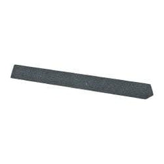 Value Collection - Three Square, Silicon Carbide, Toolroom Finishing Stick - 4" Long x 3/8" Wide, Coarse Grade - Best Tool & Supply