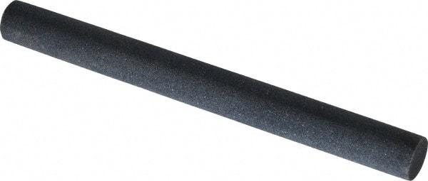 Value Collection - Round, Silicon Carbide, Toolroom Finishing Stick - 4" Long x 3/8" Wide, Medium Grade - Best Tool & Supply