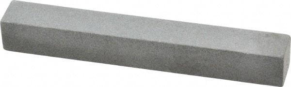 Value Collection - Square, Aluminum Oxide, Toolroom Finishing Stick - 4" Long x 1/2" Wide x 1/2" Thick, Medium Grade - Best Tool & Supply