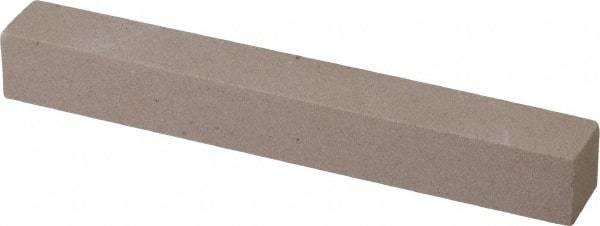 Value Collection - Square, Aluminum Oxide, Toolroom Finishing Stick - 4" Long x 1/2" Wide x 1/2" Thick, Fine Grade - Best Tool & Supply