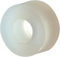 Made in USA - #4 Screw, Grade 6/6 Nylon Standard Flat Washer - 2.92mm ID x 1/4" OD, 3.18mm Thick - Best Tool & Supply