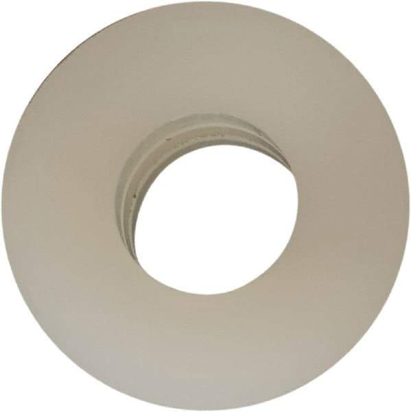 Made in USA - #8 Screw, Grade 6/6 Nylon Standard Flat Washer - 4.34mm ID x 3/8" OD, 3.18mm Thick - Best Tool & Supply