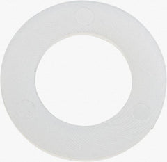 Made in USA - 7/16" Screw, Grade 6/6 Nylon Standard Flat Washer - 11.25mm ID x 3/4" OD, 0.81mm Thick - Best Tool & Supply