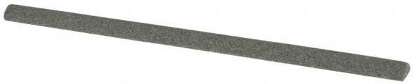 Value Collection - Half Round, Aluminum Oxide, Toolroom Finishing Stick - 4" Long x 1/4" Wide, Medium Grade - Best Tool & Supply