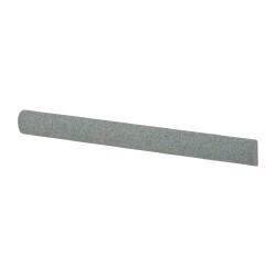 Value Collection - Half Round, Aluminum Oxide, Toolroom Finishing Stick - 4" Long x 3/8" Wide, Medium Grade - Best Tool & Supply