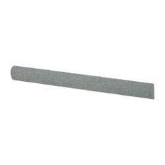 Value Collection - Half Round, Aluminum Oxide, Toolroom Finishing Stick - 4" Long x 3/8" Wide, Medium Grade - Best Tool & Supply