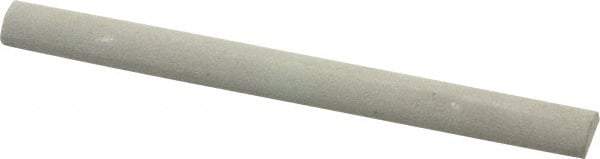 Value Collection - Half Round, Aluminum Oxide, Toolroom Finishing Stick - 4" Long x 3/8" Wide, Fine Grade - Best Tool & Supply