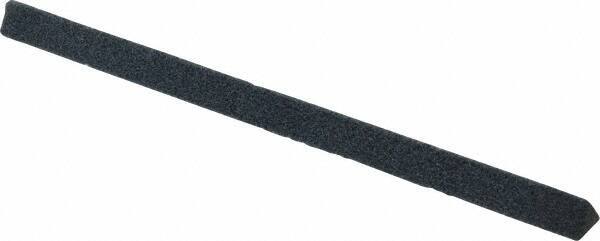 Value Collection - Three Square, Aluminum Oxide, Toolroom Finishing Stick - 4" Long x 1/4" Wide, Coarse Grade - Best Tool & Supply