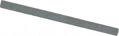 Value Collection - Three Square, Aluminum Oxide, Toolroom Finishing Stick - 4" Long x 1/4" Wide, Medium Grade - Best Tool & Supply