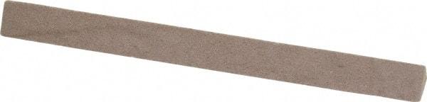 Value Collection - Three Square, Aluminum Oxide, Toolroom Finishing Stick - 4" Long x 3/8" Wide, Fine Grade - Best Tool & Supply