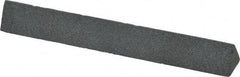 Value Collection - Three Square, Aluminum Oxide, Toolroom Finishing Stick - 4" Long x 1/2" Wide, Medium Grade - Best Tool & Supply