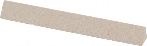 Value Collection - Three Square, Aluminum Oxide, Toolroom Finishing Stick - 4" Long x 1/2" Wide, Fine Grade - Best Tool & Supply