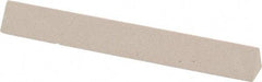 Value Collection - Three Square, Aluminum Oxide, Toolroom Finishing Stick - 4" Long x 1/2" Wide, Fine Grade - Best Tool & Supply